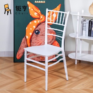 Modern Nordic Dining <strong>Chairs</strong> Transparent Acrylic Plastic Stackable for Outdoor Events Hotel <strong>Banquets</strong> or Living Room Use - Product Image 4