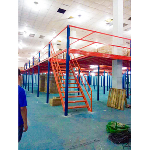 Estantes de entresuelo de almacén de metal industrial, estantería duradera de varios niveles a precio de fábrica para pisos de oficina - Product Image 3