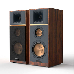 Nuevos Altavoces de Estantería de Madera de Tres Vías y 160 W con Subwoofer de 5,25'', 2.0 Activos, con Cable e Inalámbricos BT5.3, Cono de Cobre, Bajos de Alta Potencia - Product Image 3