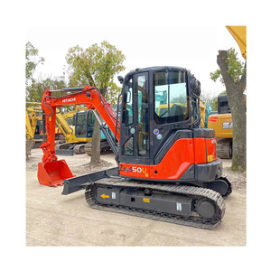 Miniexcavadora Usada Hitachi ZX50 de 5 Toneladas, Miniexcavadoras Japonesas Originales en Venta, Excavadora de Segunda Mano - Product Image 1