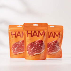 Sac en plastique debout avec impression personnalisée en matériau <span class=keywords><strong>de</strong></span> qualité alimentaire Pieds <span class=keywords><strong>de</strong></span> poulet à salade Sac <span class=keywords><strong>de</strong></span> <span class=keywords><strong>jambon</strong></span> aux pépites <span class=keywords><strong>de</strong></span> chocolat et noix <span class=keywords><strong>de</strong></span> coco - Product Image 5