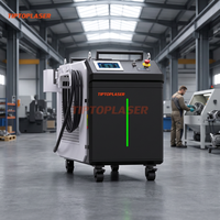 Machine de nettoyage au laser pulsé de qualité industrielle 1000W, nettoyeur laser à impulsions haute énergie pour le métal, le bois, le décapage de la rouille et l'élimination de la peinture