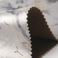Velours de Hollande marbré à effet bronzé avec support composite, tissu de luxe pour ameublement, rideaux, coussins de canapé et décoration intérieure