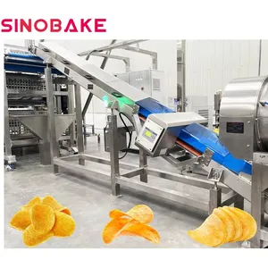 SINOBAKE Multi-Function Full Automatic Stackable Potato Chips / Potato Chips /Potato Chips Packing machine