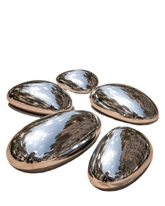 Miroir décoratif en métal gravé pour espaces de luxe, art public, architecture moderne, sur mesure - Product Image 1