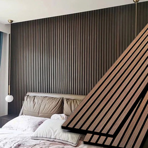 Studio tấm Tường mộc mạc gỗ sồi Veneer gỗ nhìn slat Acoustic tấm cách âm gỗ slat Acoustic tấm Tường - Product Image 2