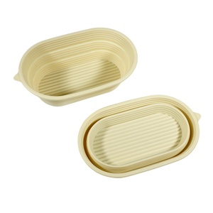 TangChu Oval Foldable Fermentation Blue <b>Silicone</b> Mold Cake <b>Baking</b> Tool - Product Image 3