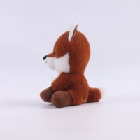 Babywolf Sparkle Eyes Plush Fox en peluche fabriqué en spandex à poils longs
