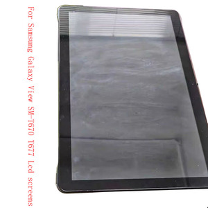 Đối Với Samsung Galaxy Xem <span class=keywords><strong>SM</strong></span>-T670 T677 18.4 UHD Màn Hình <span class=keywords><strong>LCD</strong></span> Với Digitizer Cảm Ứng Bảng Điều Chỉnh Trên Khung Màu Đen Và Trắng - Product Image 6