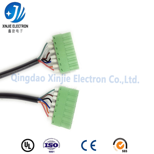 Kabel Harness Terminal Hijau 7Pin Custom, Kabel Transmisi Sinyal Kontrol Industri, Kabel Multi-core Bersertifikasi UL - Product Image 3