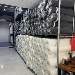 XIANGXING usine 100% Polyester Non-tissé entoilage vêtement couture résine adhésif tissu fer-sur doublure accessoires fusible - Product Image 1