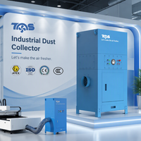 Collecteur de poussière à jet pulsé 3 kW 4 kW, grande capacité industrielle, en acier inoxydable pour entrepôt