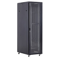 Armoire de serveur réseau SAIL TOOL 19 pouces en acier laminé à froid, sur pieds, pour centre de données, salle de serveurs, télécommunications, 12U-42U, avec roulettes