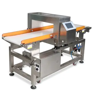 Automatic food production line metal detector with belt down reject stainless steel metal detector for food industry