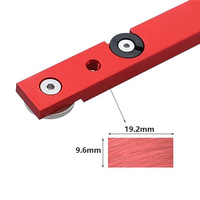 Scie circulaire de Table tige d'onglet tige de jauge coulissante fente en t rail d'onglet t fente de fixation de vis en alliage d'aluminium pour l'usinage du bois bricolage