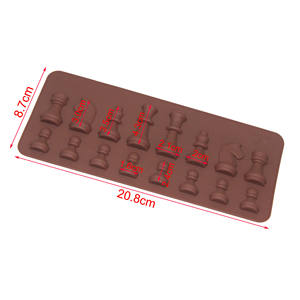 थोक आकार कस्टम सिलिकॉन चॉकलेट मोल्ड मोमबत्ती मोल्ड बेकिंग के लिए पर्यावरण अनुकूल बिस्कुट मोल्ड - Product Image 5
