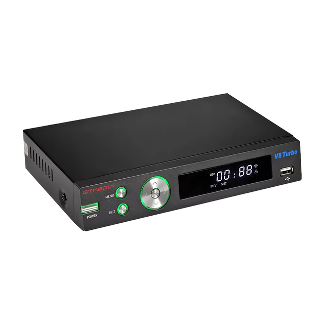 Factory Direct GTMEDIA V8 Turbo 64MB Satellite IPTV Receiver 4K CA Card Quad Core 4th Generation DVB
