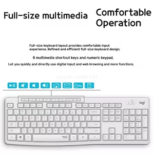 Original <span class=keywords><strong>Logitech</strong></span> Mk295 <span class=keywords><strong>Wireless</strong></span> Maus Tastatur Combos Set Logi 2.4G <span class=keywords><strong>Wireless</strong></span> Maus Silent Tastatur für Home Office PC Laptop - Product Image 5