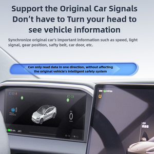 Rts 8.9 Inch Slim Dashboard Head-Up Scherm Met Ips Scherm En 1920X720 Resolutie Voor Tesla Model 3/Y Met Carplay - Product Image 3