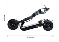 EE. UU. Almacén Scooters eléctricos FLJ Alta potencia 72V 10000W Velocidad máxima 100-120 km/h 14 pulgadas todoterreno Neumático Scooter