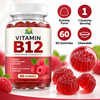 Lifegarden Halal Naturel Végétalien Vitamine B12 Antioxydant Bonbons Gommeux Énergisants Soutien Quotidien du Métabolisme Adulte Suppléments en Vrac