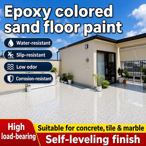 <span class=keywords><strong>Peinture</strong></span> époxy pour sols en béton, <span class=keywords><strong>peinture</strong></span> époxy pour sols en sable coloré, revêtement à séchage rapide, résistant aux taches - Product Image 3