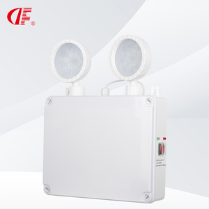 AUEXLED-M 220v 충전식 비상 <span class=keywords><strong>LED</strong></span> 램프 플라스틱 트윈 스팟 라이트 자체 테스트 종료 기호 <span class=keywords><strong>3</strong></span> 시간 - Product Image 4