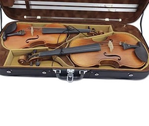 Étui double pour violon - Tissu Oxford - Étui pour violon basse 4/4 - Deux violons dans un seul étui - Boîte rigide - Product Image 3