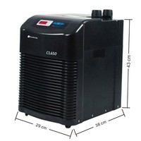 Refroidisseur d'eau d'aquarium intérieur à fonctionnement automatique RESUN série CL450/CL650 avec réglage de la température pour aquariums d'eau douce/d'eau salée et autres
