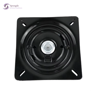 Spongde Usine Offre <span class=keywords><strong>Sp</strong></span>éciale Populaire Meubles En Métal 180 Degrés Retour Automatique Plateau Tournant Fer Plaque Pivotante Carré Paresseux - Product Image 2