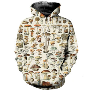 Nouvelles plantes champignon champignon camouflage drôle mode survêtement pull personnalisé impression 3D hommes sweats à capuche - Product Image 3