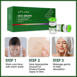 Siero coreano per la cura della pelle idratante viso idratante lenitivo per il retinolo uva mare tè verde <span class=keywords><strong>Aloe</strong></span> alalga Oli burro di karité <span class=keywords><strong>Aloe</strong></span> - Product Image 4