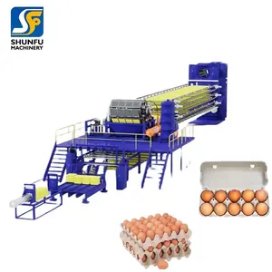 Good Quality Fruit Tray Making Machine Automatic Paper Pulp Egg Tray Machine Production Line Bottle Tray