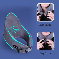 Capot en U en mousse à mémoire de forme, pour noircissement et la confidentialité, oreiller de voyage, en forme de U, à mémoire de forme, pour le cou