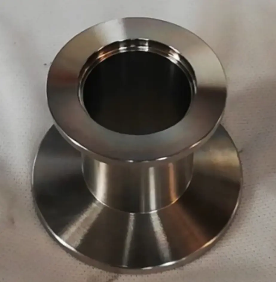 DL KF ISO CF nw40 to nw25 socket welded conical concentric reducer +-0.1mm top high Vacuum standard