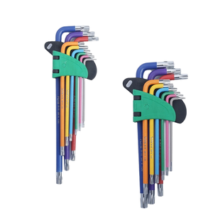 Colorful 6-Corner Screwdriver and Hexagonal <strong>Wrench</strong> Set Ball Head <strong>Combination</strong> Tool with Metric System OEM Customizable - Product Image 1