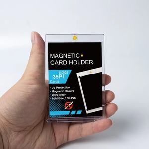 Estuche Magnético de Plástico de 35 Pt con Cierre de Clip para Proteger Tarjetas Pokémon TCG Raras - Product Image 2