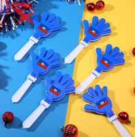 Clapette en plastique personnalisée avec logo, prix abordable, pour fans de football, drapeau haïtien, pour promotion et événements