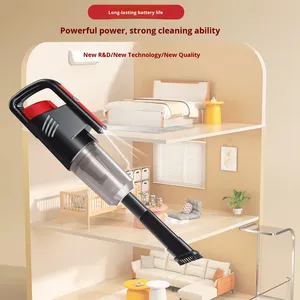 <span class=keywords><strong>Aspirateur</strong></span> portable sans fil 2-en-1 pour la maison et la voiture, faible bruit, grande puissance d'aspiration et lumière LED, 2000 mAh - Product Image 4
