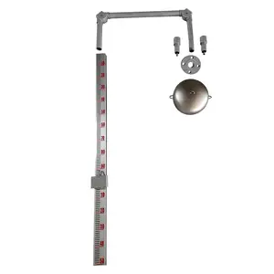جهاز قياس مستوى ديزل UHZ من الزجاج قابل للعصر/مبدأ قياس مستوى القائم وعلى الوجه - قياس المستوى