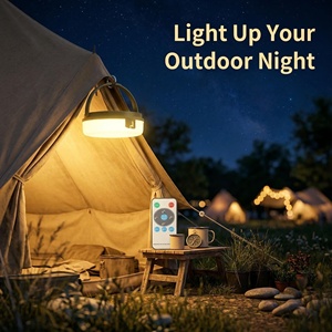 Lampu Tali Portabel Tenaga Surya untuk Berkemah dengan 8 Mode, Lampu Tenda USB Isi Ulang untuk Tenda, Taman, Pesta, dengan Remote Control - Product Image 2