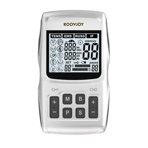 Roovjoy Tens Machine For Sports Injuries Professional Electronic Pulse Stimulator For Athletes