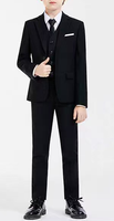 Pantalon formel à revers de haute qualité, coupe ajustée, 2 pièces