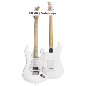 Guitare électrique à double tremolo de petite taille, fabrication OEM/ODM, personnalisation basée sur des croquis, personnalisation sur mesure. - Product Image 1