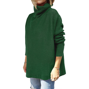 Eco Women's Suit Plain Knitted Turtleneck Female <strong>Wool</strong> Cashmere Sweater <strong>Pant</strong> 2 Piece Set Women Sweater Knit Two Piece Se - Product Image 5