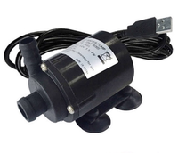 Pompe à eau centrifuge miniature micro DC sans balais résistante aux hautes températures JT-160A 6V 12V OEM personnalisée en plastique