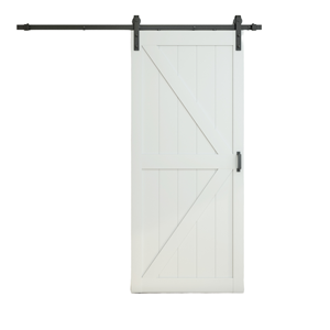 Sliding Brass Barn <b>Door</b> Kit French Design Durable 6.6ft with 1 Year Warranty for Hotel Use - Product Image 1