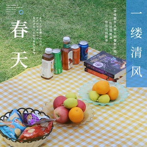 เสื่อปิกนิกผ้าอ็อกซ์ฟอร์ดผ้าไม่ทอแบบพกพาป้องกันความชื้นสำหรับการตั้งแคมป์กลางแจ้งการออกนอกบ้านในฤดูใบไม้ผลิใช้ได้หลายคน - Product Image 1