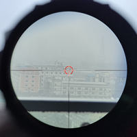 Hunting Prism Scope 3X30 Fixed 3X Magnification Fully Multi Coated Wide Field View Shake Awake Aluminum 10 Brightness Levels