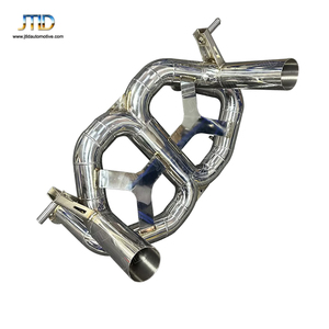 Système d'échappement droit à haut débit en <span class=keywords><strong>acier</strong></span> inoxydable d'épaisseur standard, vente directe d'usine JTLD, pour Lamborghini SVJ - Product Image 2